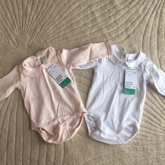 h&m baby girl bodysuit